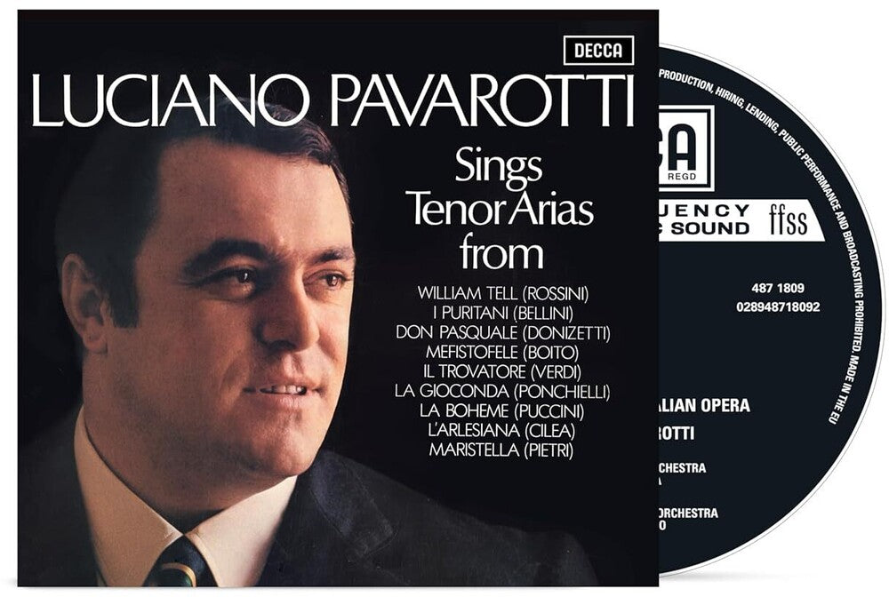 Luciano Pavarotti - Sings Tenor Arias From Italian Opera [Remastered] [New CD]