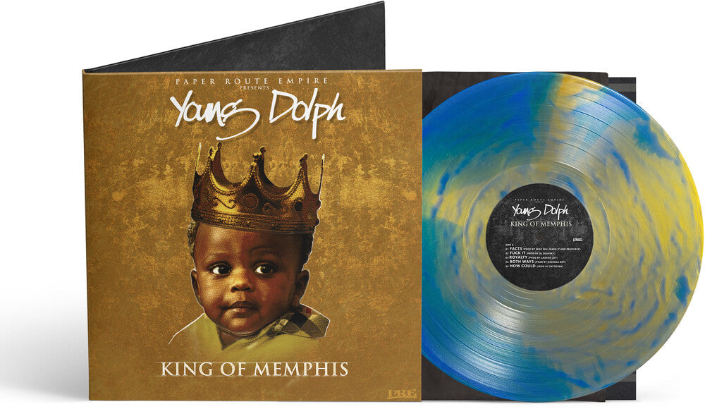 Young Dolph - King Of Memphis (10 Yr) - Royalty Blue/Gold (Blue) [LP] [New]