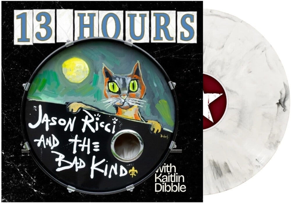 Jason Ricci  & The Bad Kind / Dibble,Kaitlin - 13 Hours [Colored Vinyl] (Wht) [New Vinyl]
