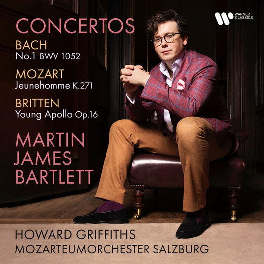 Martin Bartlett  James - Bach, Mozart, Britten Concerti [CD] [New CD]