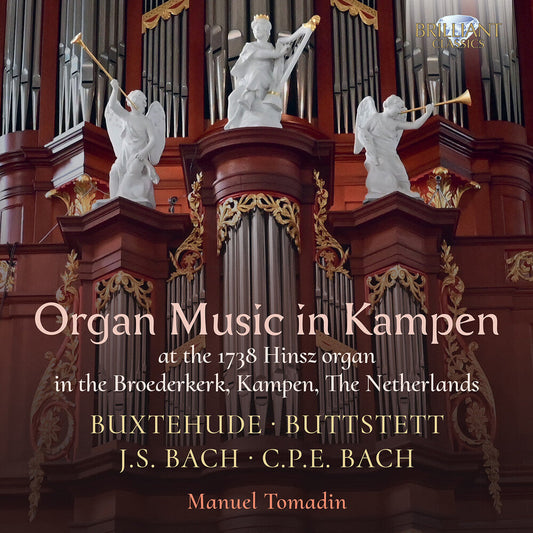 Manuel Tomadin - Buxtehude Buttstett J.S. Bach & C.P.E. Bach: Organ [CD] [New CD]