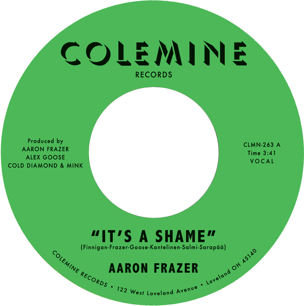 Aaron Frazer - It's A Shame B/W The Fool [7" Vinyl] [New Vinyl]