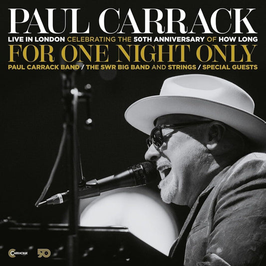 Paul Carrack - For One Night Only - Live In London (Uk) [CD] [New CD]