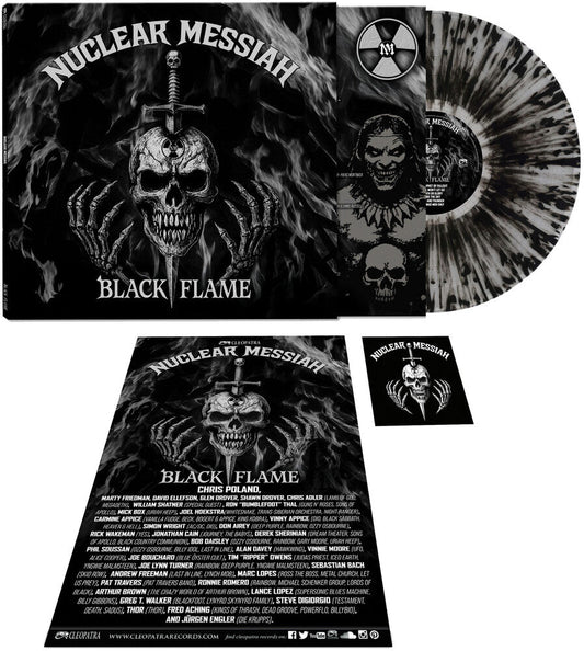 Nuclear Messiah - Black Flame [CLEAR/SILVER/BLACK SPLATTER] [New Vinyl]