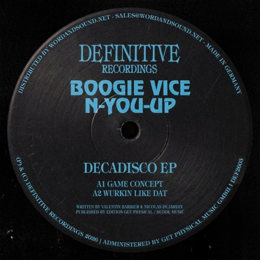 Boogie Vice / N-You-Up - Decadisco [12" Vinyl]