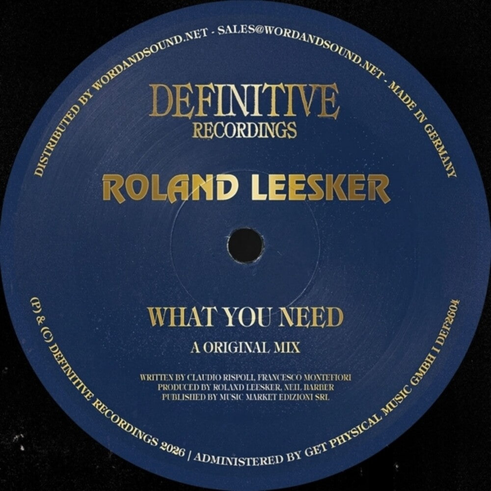 Leesker, Roland - What You Need [12" Vinyl]