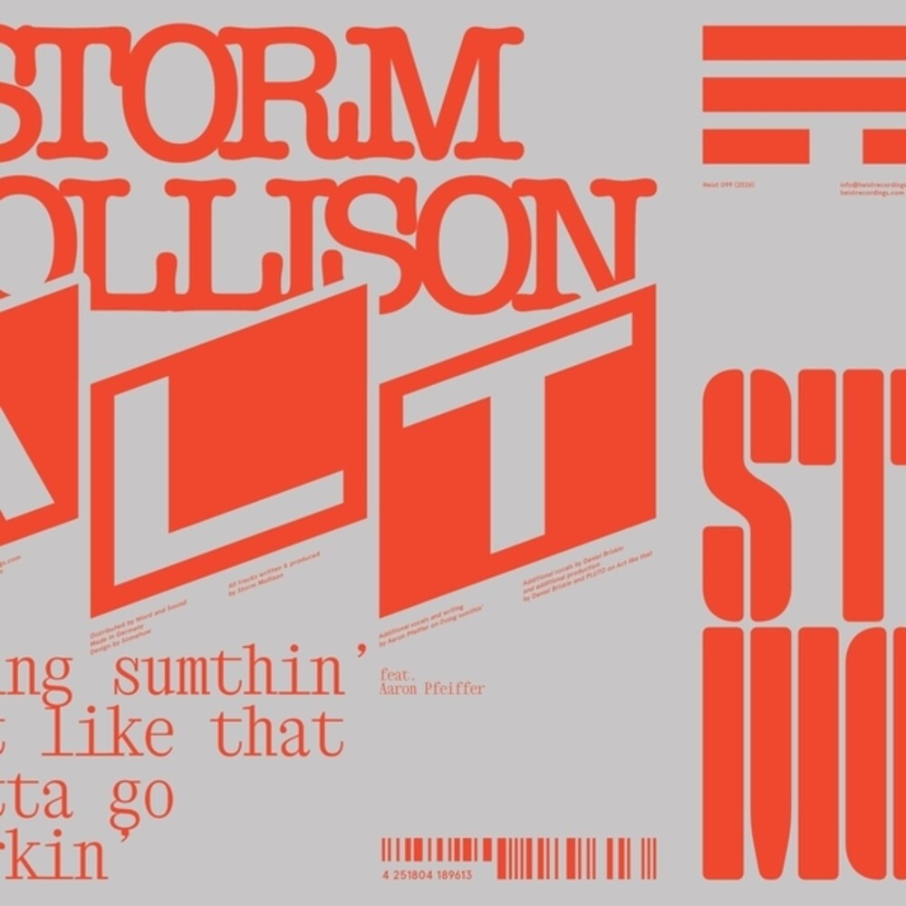 Storm Mollison - Alt (Ep) [12" Vinyl]