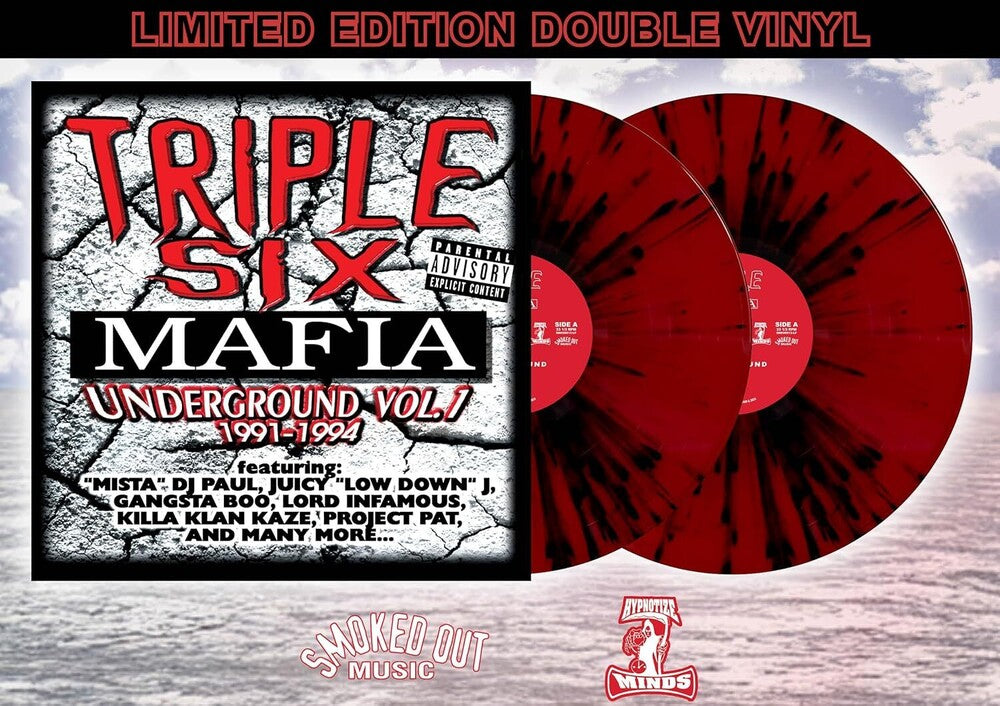 Triple Six Mafia - Underground Vol 1: 1991-1994 [Red and Black] [New Vinyl]