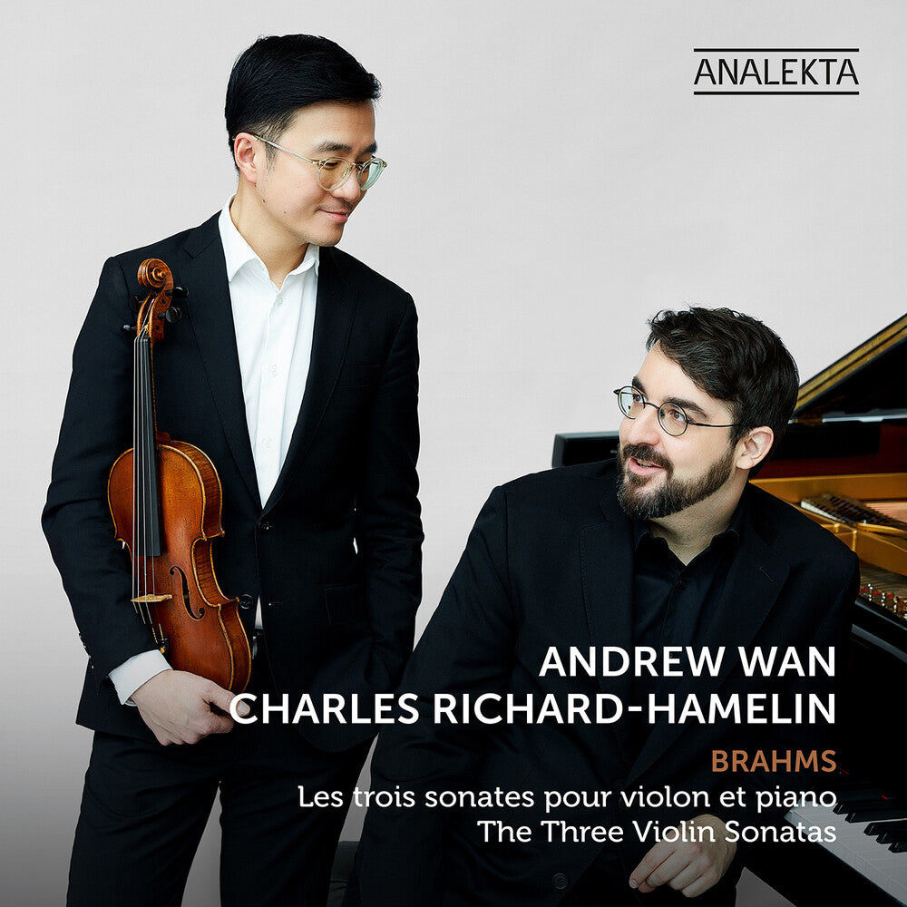 Richard-Charles Hamelin - Brahms: Three Vn Sonatas [CD] [New CD]