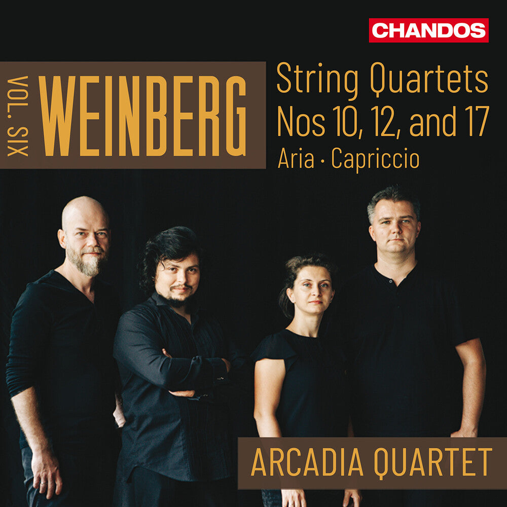 Arcadia Quartet - Weinberg: String Quartets Vol. 6 [CD] [New CD]