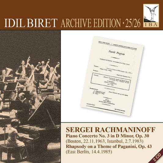 Idil Biret - Rachmaninoff: Pno Concerto No. 3 & Rhapsody On A [CD] [New CD]