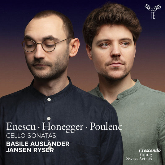 Basile Auslander  / Ryser,Jansen - Enescu Honegger & Poulenc: Cello Sonatas [CD] [New CD]