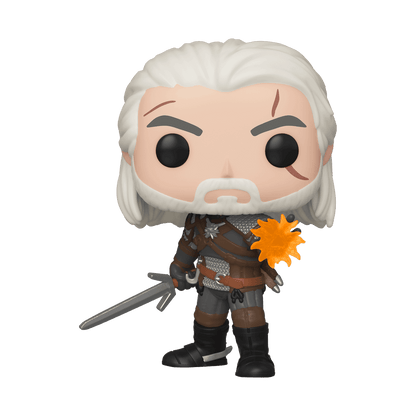 GITD Geralt (Igni) Exclusive VAULTED #554 Funko Pop Vinyl Figure