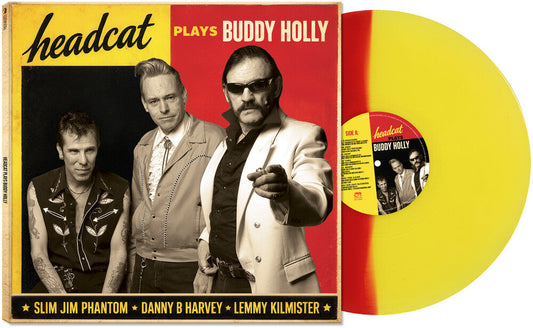 The Head Cat - Sings Buddy Holly [Red/Yellow Split] [New Vinyl]