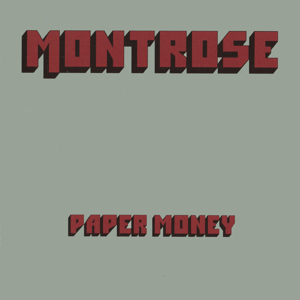 Montrose - Paper Money Featuring Sammy Hagar [Clear Vinyl] (Red) [New Vinyl]