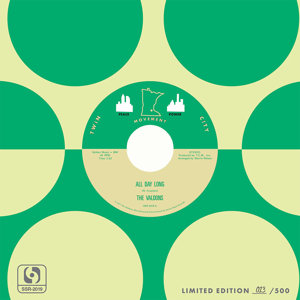 The Valdons - All Day Long b/w Love Me, Leave Me [500 hand-numbered copies] [New Vinyl]