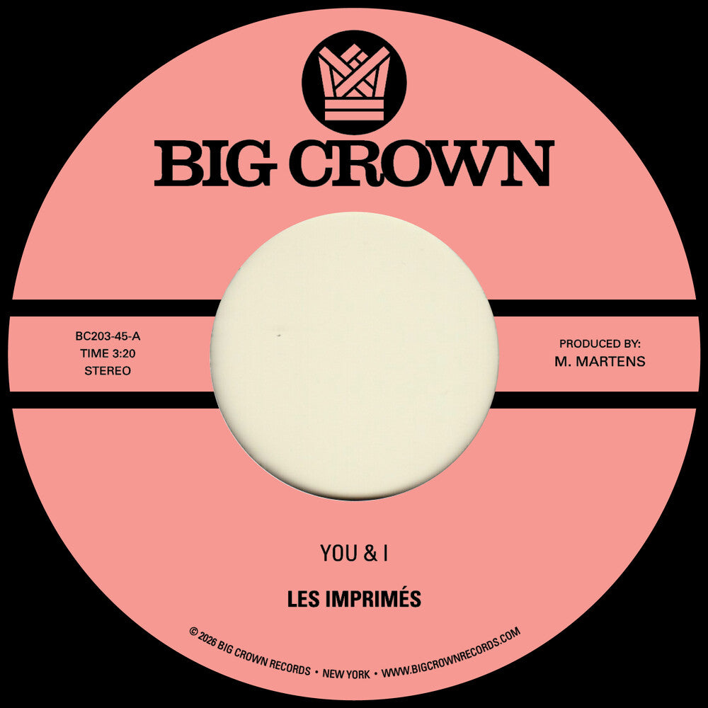 Les Imprimes - You & I B/W Miss The Days [7" Vinyl] [New Vinyl]