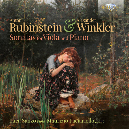 Luca Sanzo - Rubinstein & Winkler: Sons For Viola & Piano [CD] [New CD]