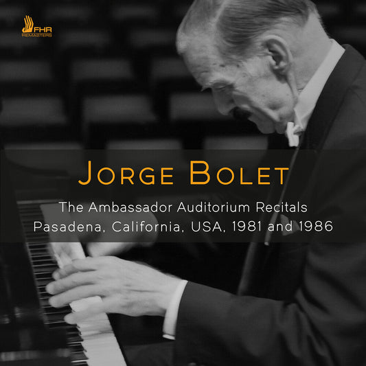 Jorge Bolet - Jorge Bolet - Ambassador Auditorium Recitals [CD] [New CD]