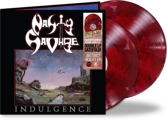 Nasty Savage - Indulgence / Abstract Reality - Red [Colored Vinyl] (Gate) [New Vinyl]