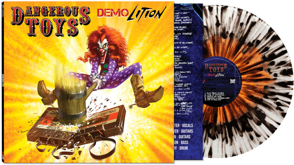 Dangerous Toys - Demolition [Black Clear Orange Haze Splatter] [New Vinyl]