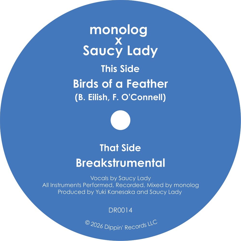 Monolog & Saucy Lady - Birds Of A Feather [7" Vinyl] [New Vinyl]