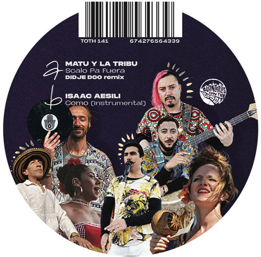 Matu y la Tribu (Didje Doo Remix) / Isaac Aesili - Sacalo Pa Fuera b/w Como [7" Vinyl] [New Vinyl]