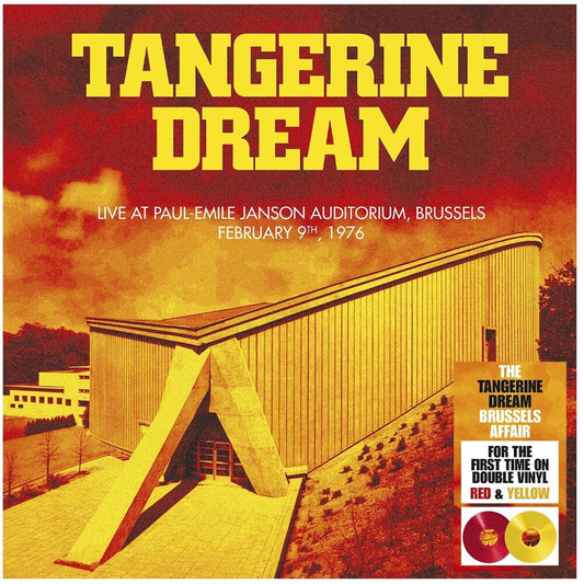 Tangerine Dream - Brussels 1976 - Red/Yellow [Colored Vinyl] [Deluxe] (Gate) [New Vinyl]