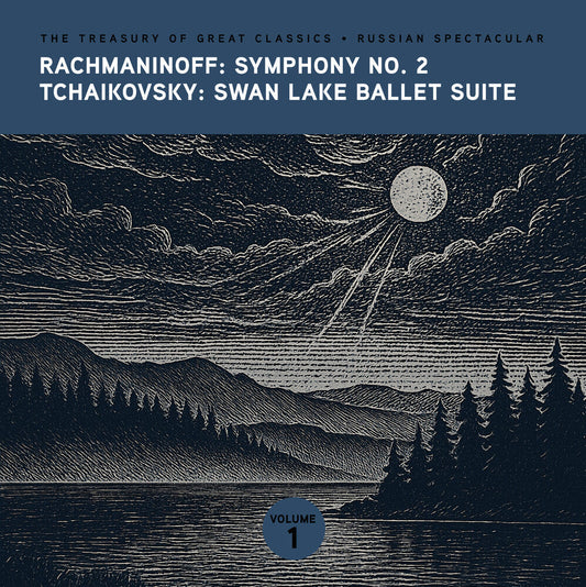 Radio & Television Orchestra - The Treasury of Great Classics - Russian Spectacular - Vol. 1. Rachmaninoff: Symphony No. 2 & Tchaikovsky: Swan Lake Ballet Suit [CD] [New CD]