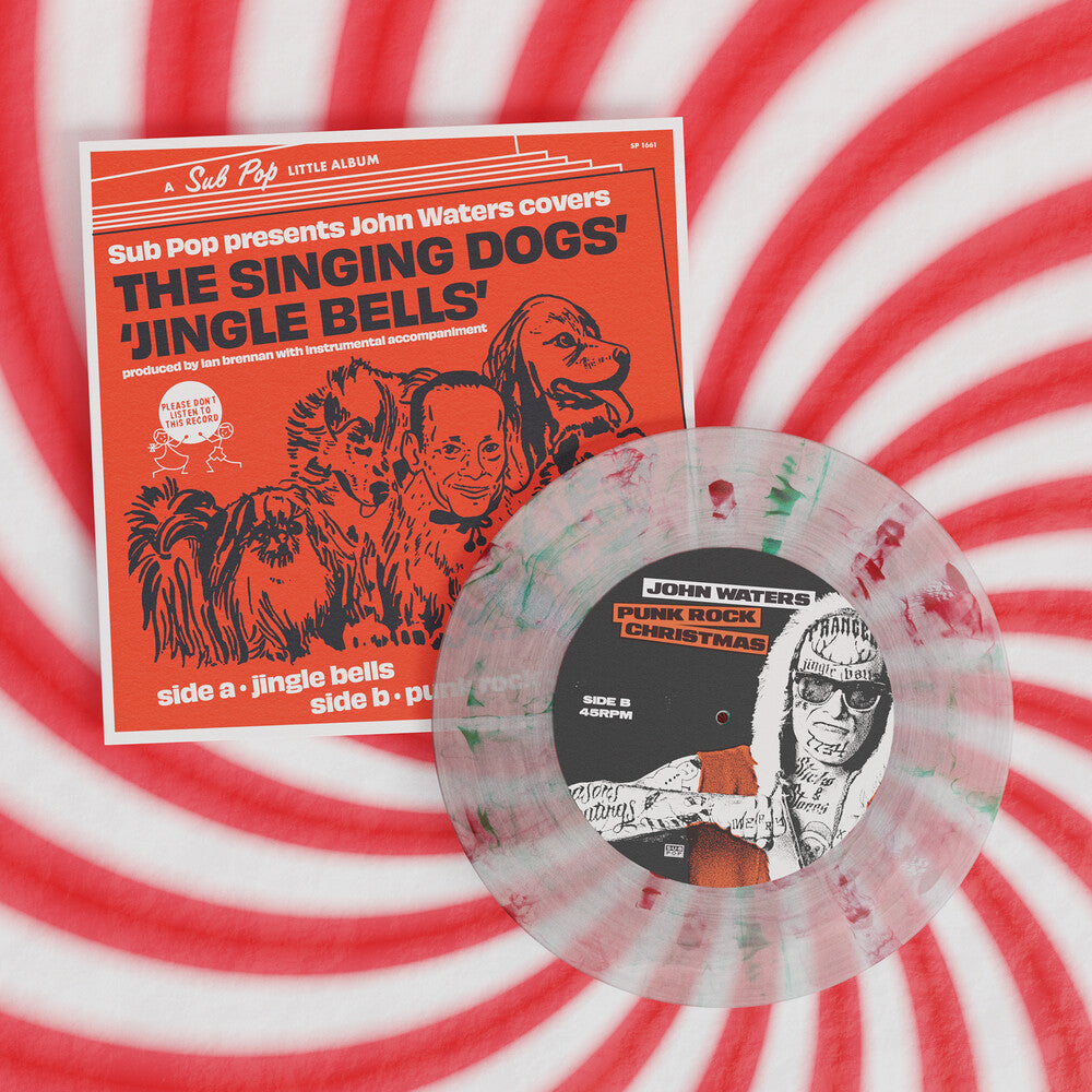 John Waters - It's a Punk Rock Christmas (color 7inch) [7" Vinyl] [New Vinyl]