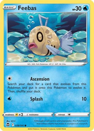 Feebas 039/195 - SWSH12 Silver Tempest