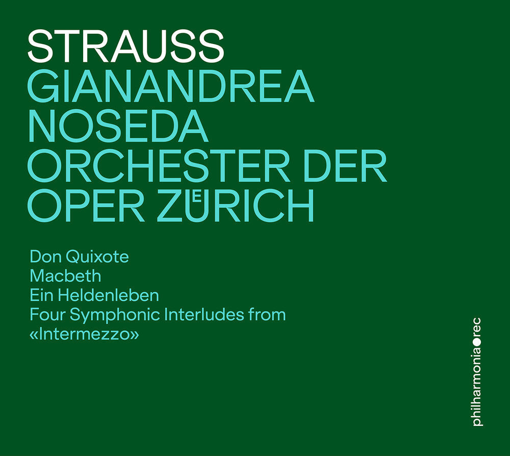 Orchester Der Oper Zurich - Richard Strauss: Tone Poems & Interludes [CD] [New CD]