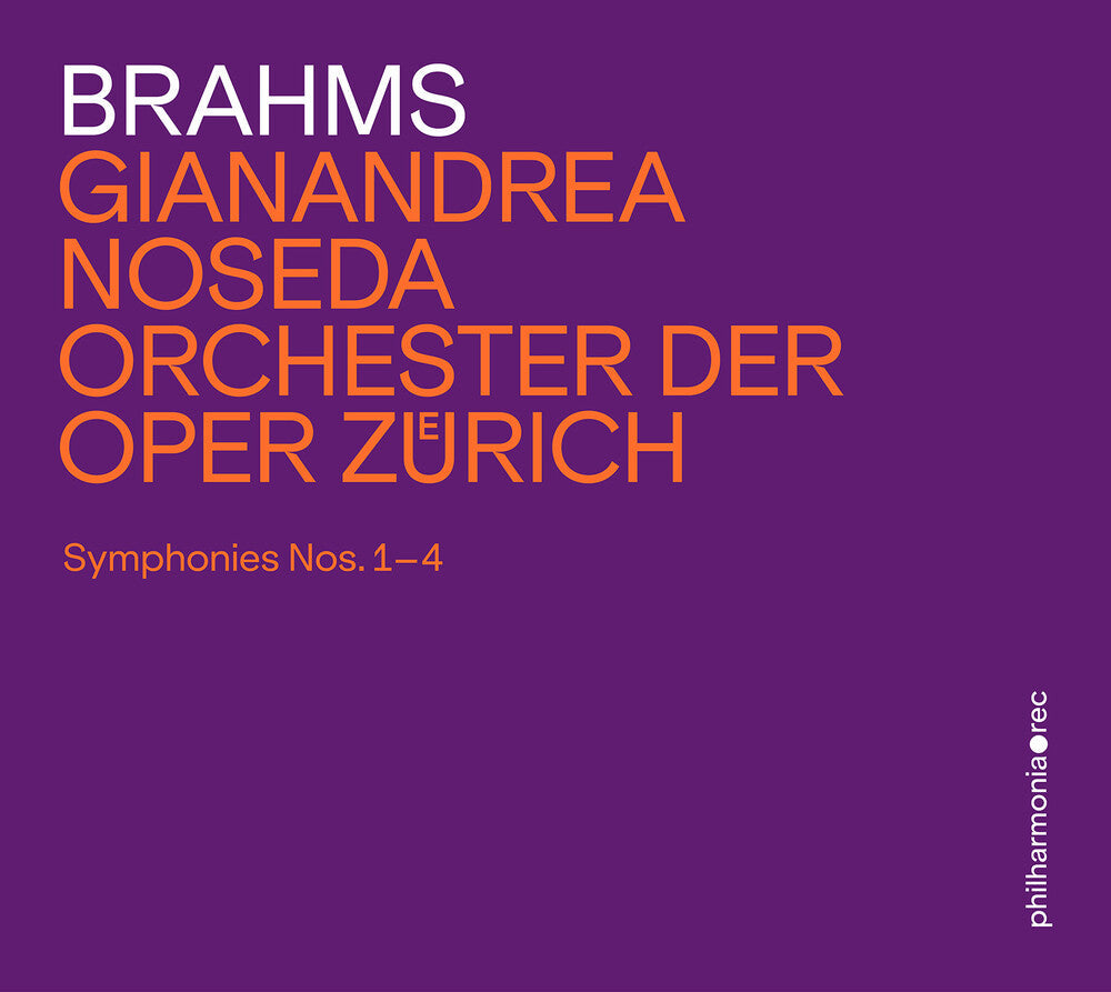 Orchester Der Oper Zurich - Johannes Brahms: Syms 1-4 [CD] [New CD]