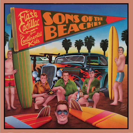 Flash Cadillac & the Continental Kids - Sons of the Beaches (coral Beach Vinyl) [LP] [New Vinyl]