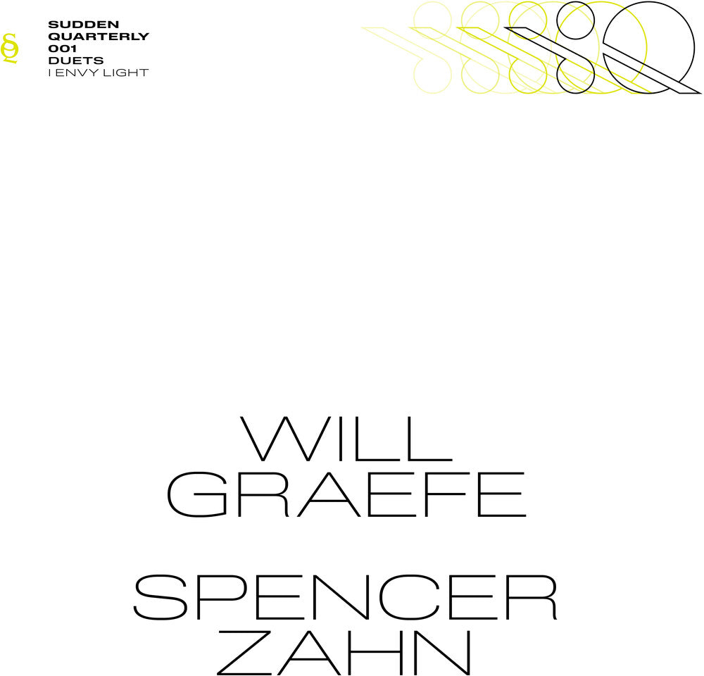 Spencer & Will Graefe Zahn - I Envy Light [LP] [New Vinyl]