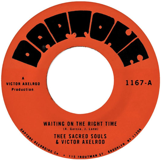 Thee Sacred Souls - Waiting On The Right Time B/W Waiting #2 [7" Vinyl] [New Vinyl]