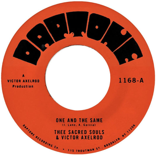 Thee Sacred Souls - One & The Same B/W Same Difference [7" Vinyl] [New Vinyl]