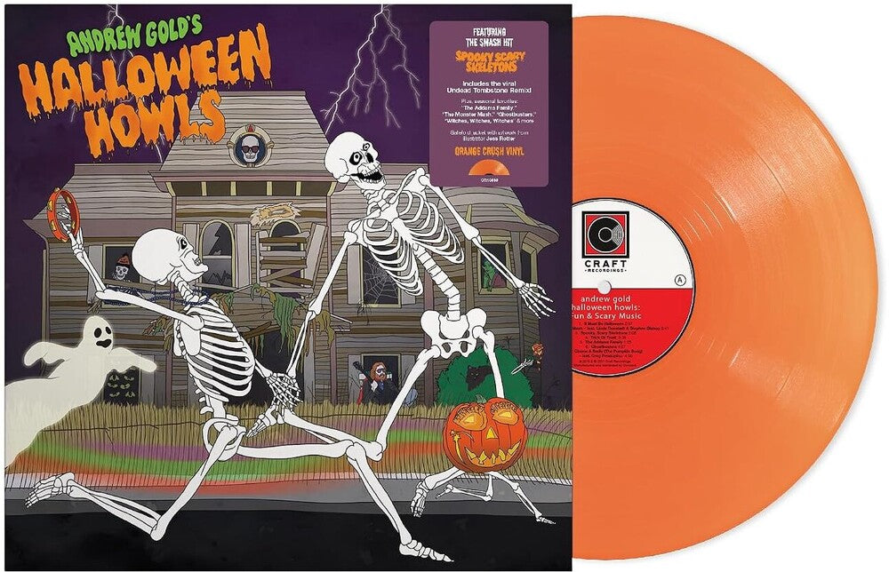 Andrew Gold - Halloween Howls: Fun & Scary Music - [Translucent Orange Crush] [New Vinyl]
