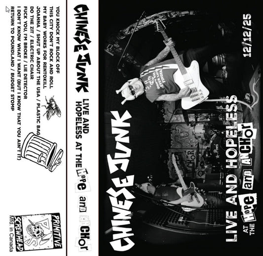 Chinese Junk - Live & Hopeless at the Hope & Anchor [Cassette] [New Cassette]