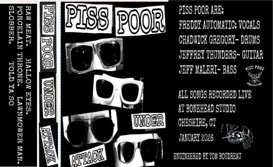 Piss Poor - Under Attack [Cassette] [New Cassette]