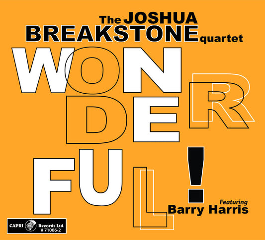 Joshua & Barry Harris Breakstone - Wonderful! [CD] [New CD]