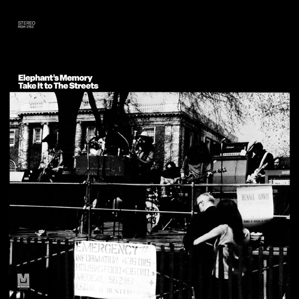 Elephant's Memory - Take It To The Streets - Remastered - Black Swirl [LP] [New Vinyl]