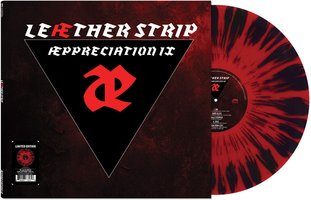 Leæther Strip - Æppreciation IX[Black/Red Splatter] [New Vinyl]