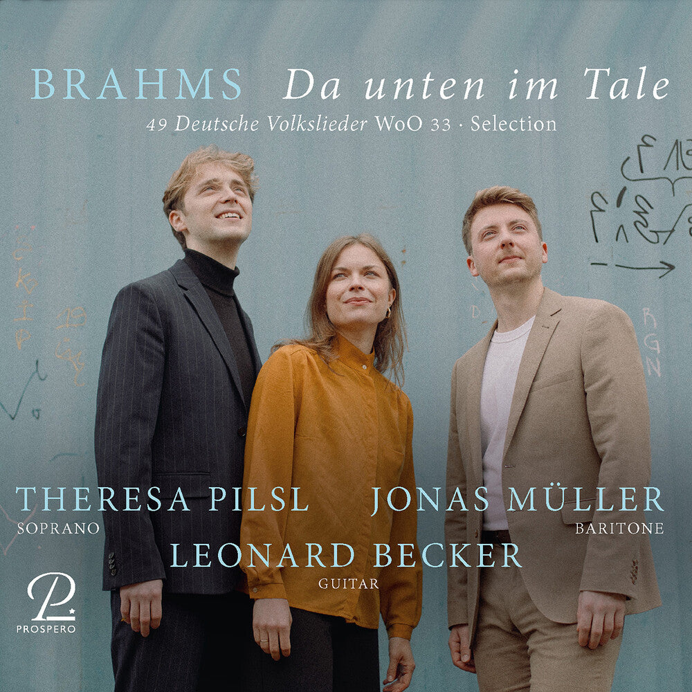 Leonard / Theresa Pilsl / Jonas Muller Becker - Johannes Brahms: 49 German Folksongs for Soprano / Baritone & Guitar [CD] [New CD]
