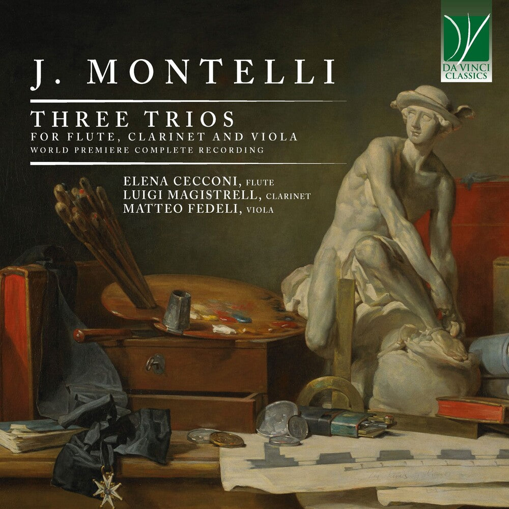 Elena & Luigi Magistrelli & Matteo Fedeli Cecconi - J. Montelli: Three Trios for Flute, Clarinet & Viola [CD] [New CD]