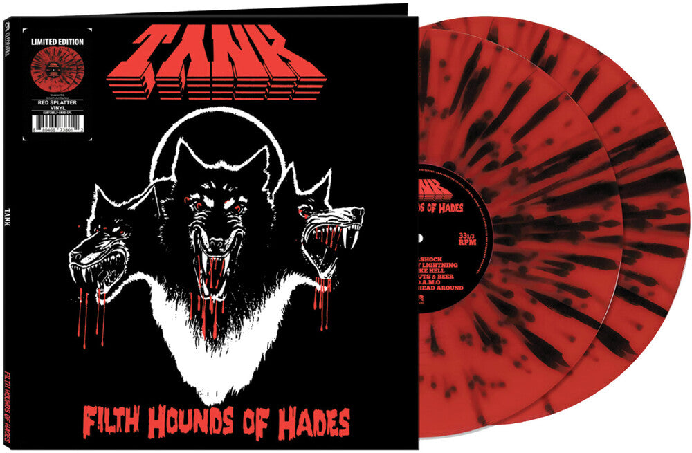 Tank - Filth Hounds of Hades - Deluxe Edition [Red/Black Splatter] [New Vinyl]