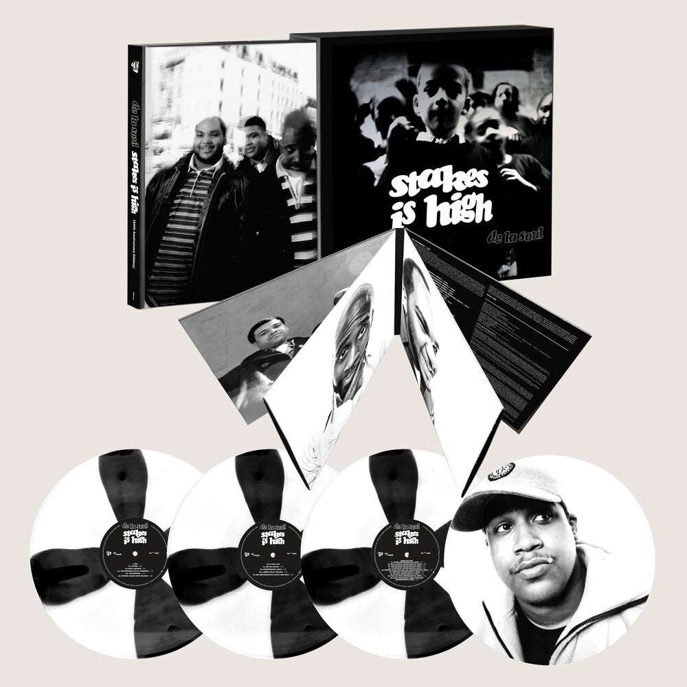 De La Soul - Stakes Is High - 30th Anniversary [Black and White Spoke Effect + print of Dave] [New Vinyl]