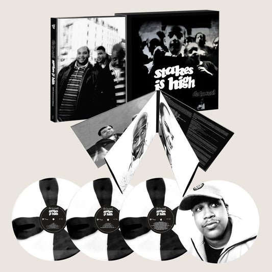 De La Soul - Stakes Is High - 30th Anniversary [Black and White Spoke Effect + print of Dave] [New Vinyl]