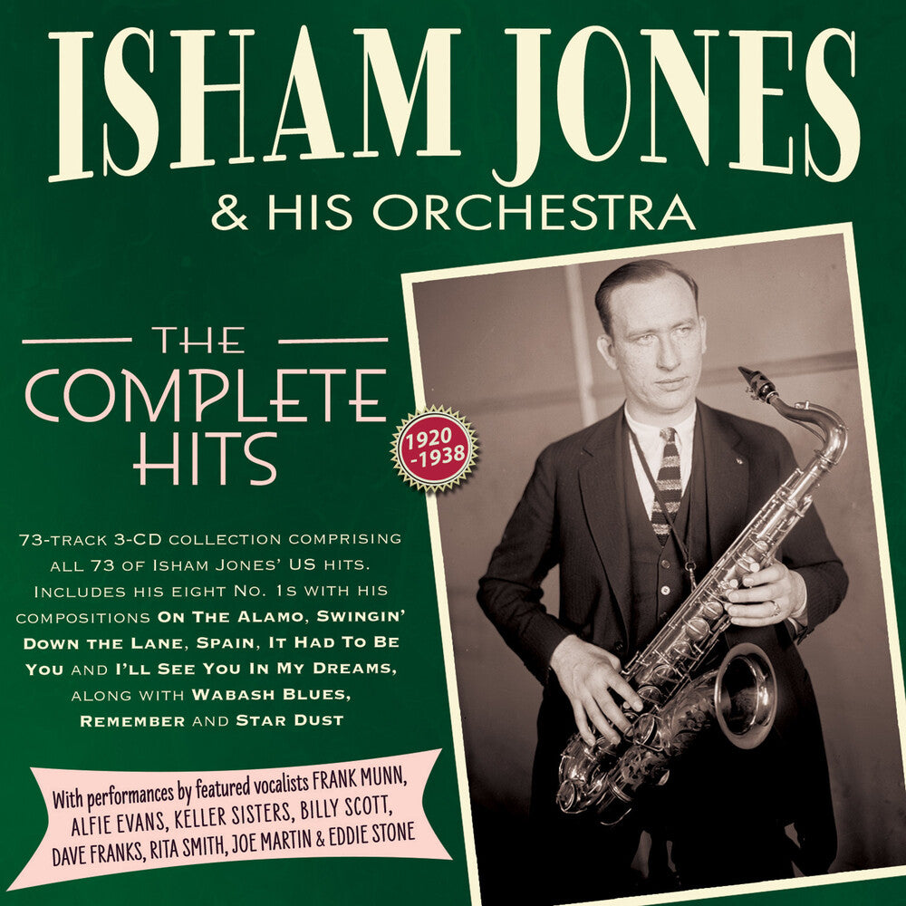 Jones, Isham & His Orchestra - The Complete Hits 1920-38 [CD] [New CD]