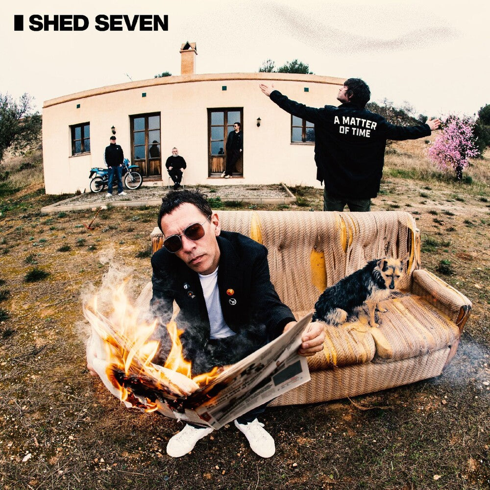 Shed Seven - Matter Of Time - Black/Red Marble (Blk) [Colored Vinyl] [New Vinyl]
